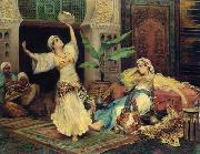 unknow artist Arab or Arabic people and life. Orientalism oil paintings 604 painting